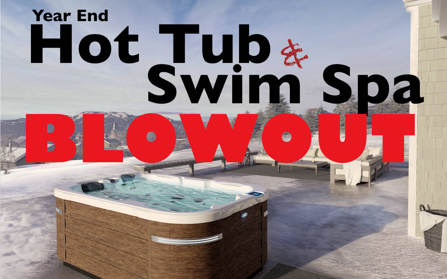 Year End Hot Tub and Swim Spa Blowout